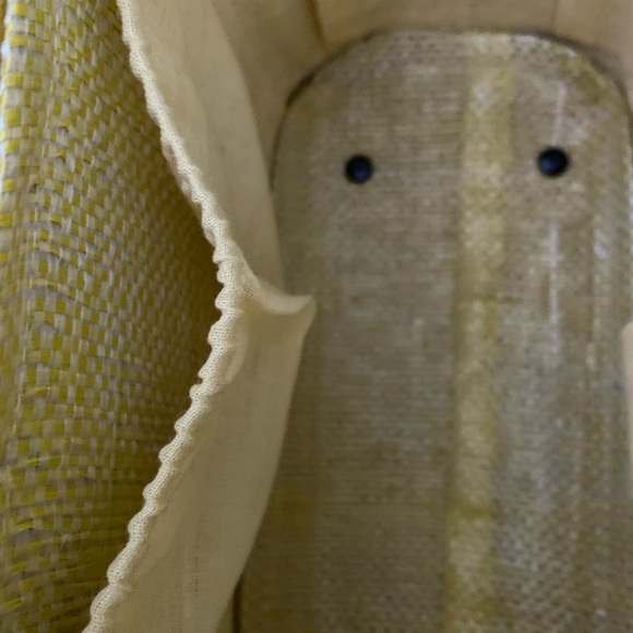 Vintage Woven WICKER BASKET BAG Box Purse w/ Woven Handle - Picture 8 of 13